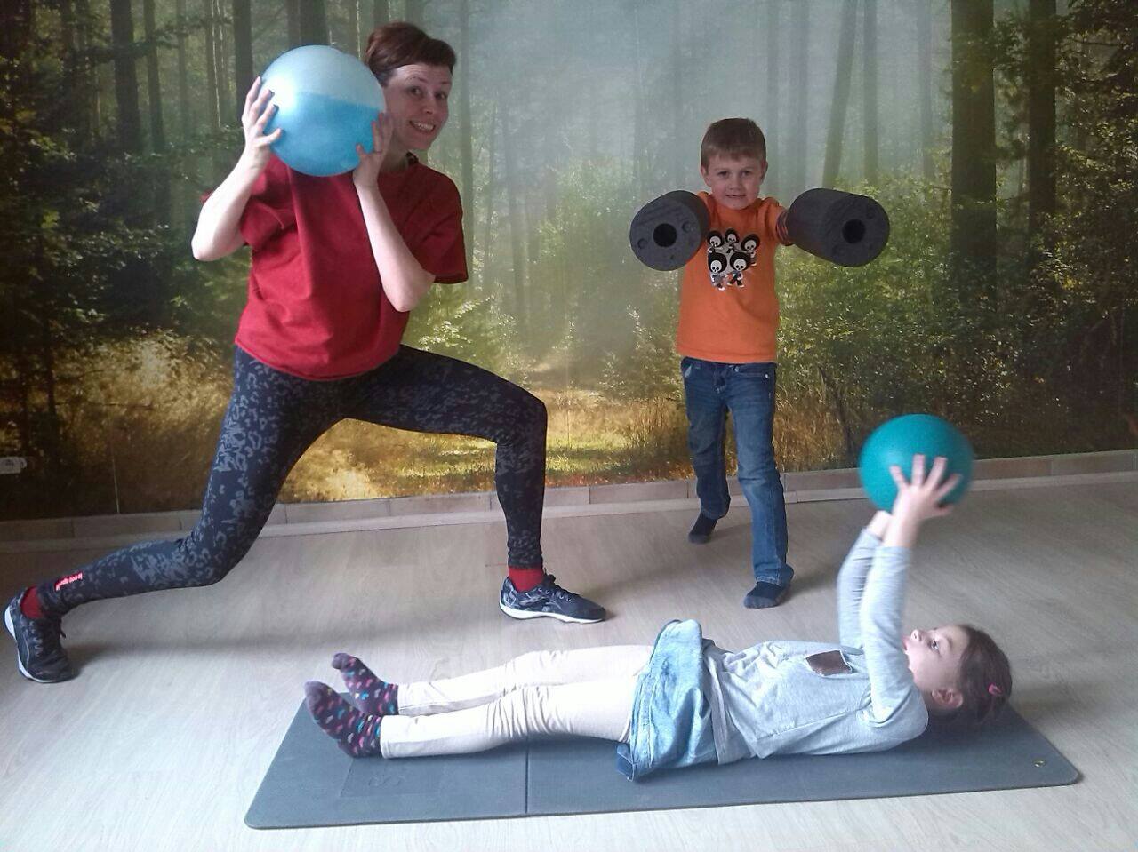 You want to exercise but you have to take care of the kids and family?
